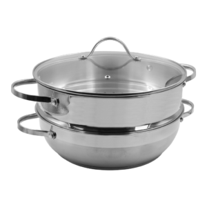 28CM Low Pot with Steamer