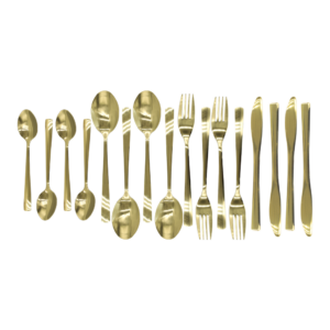 16PCS Cutlery Set Gold