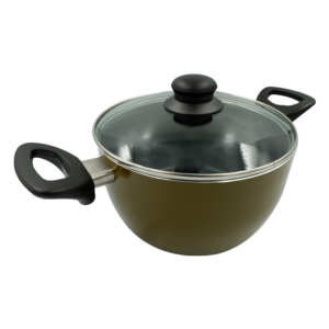 20X11CM Aluminum Dutch Oven with Glass Lid