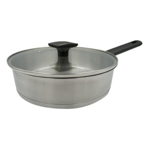 24CM SS Fry Pan with Lid