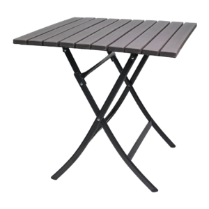 Brown Square Folding Table